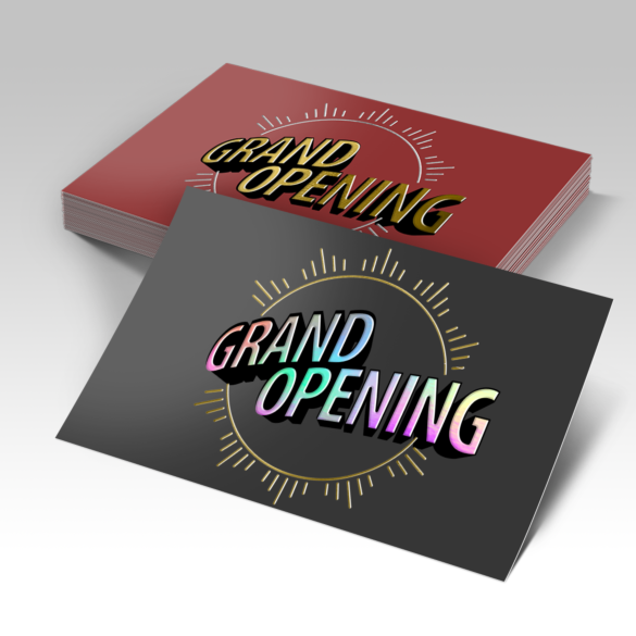Dual Raised Postcards (3.5" x 5", 100, No Blank Envelopes)