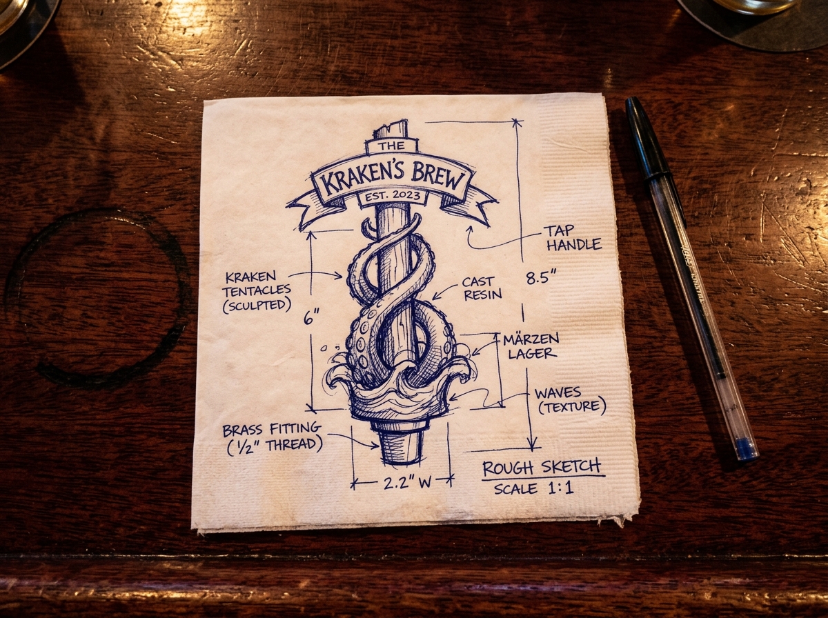 Napkin Sketch to CAD